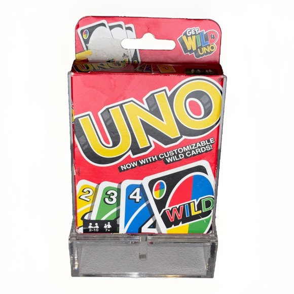 Mattel Other - Mattel Uno Card Game Kids Adults OS Multicolor Excellent Customizable Wild Cards